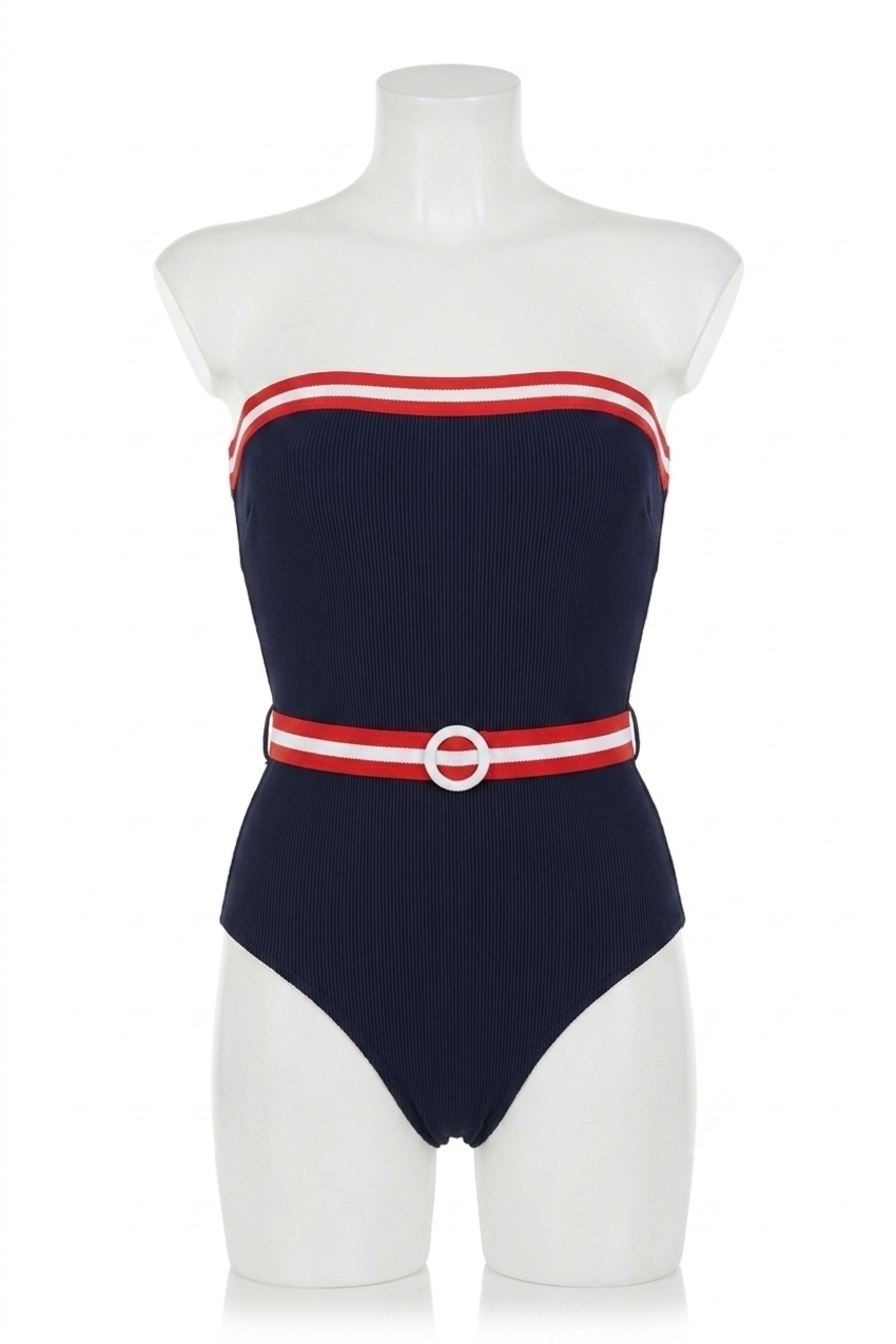 NEW BEACH RIOT jesse twilight firework colorblock one piece in multicolor